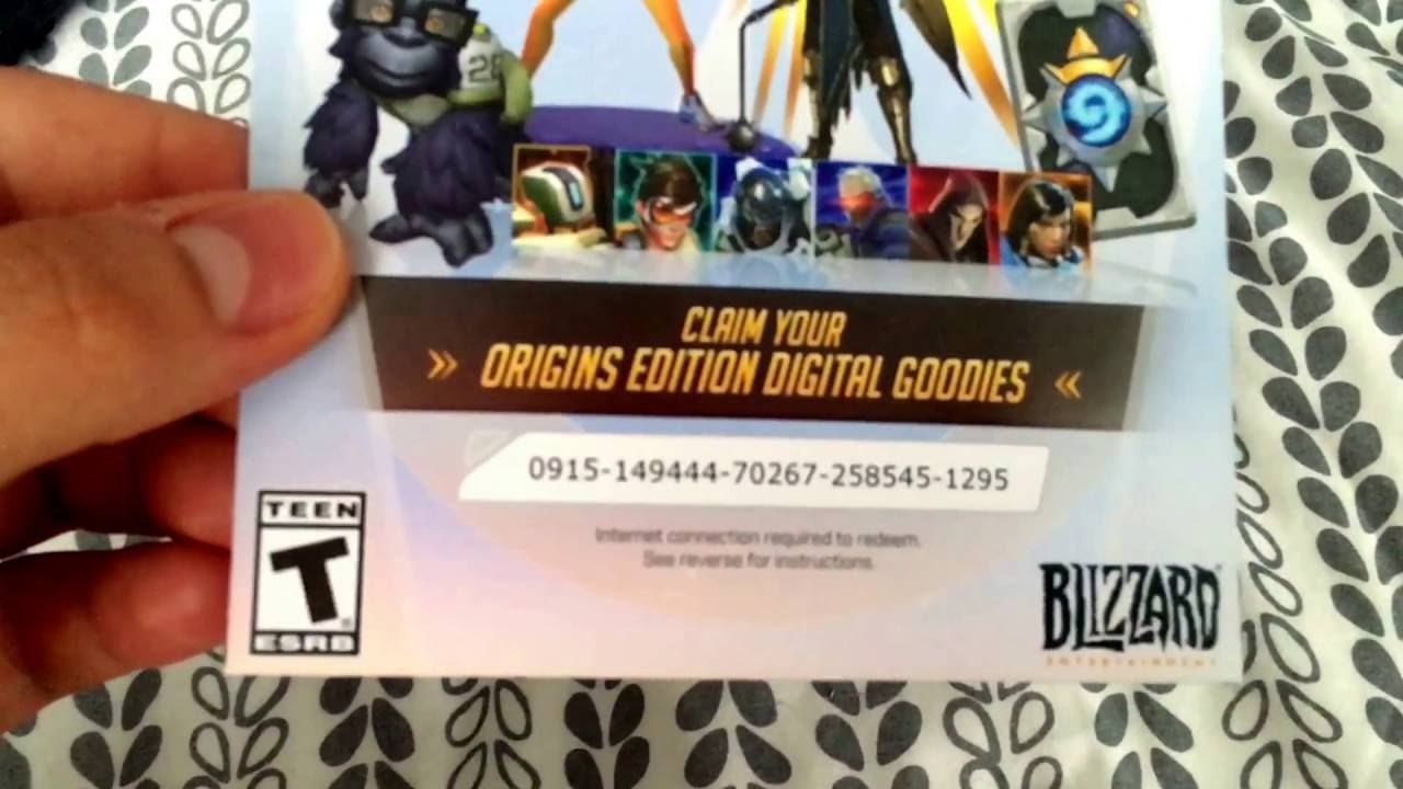 free codes for overwatch